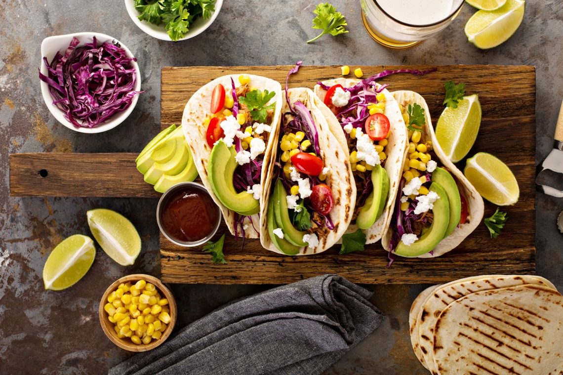 authentic mexican vegetarian tacos