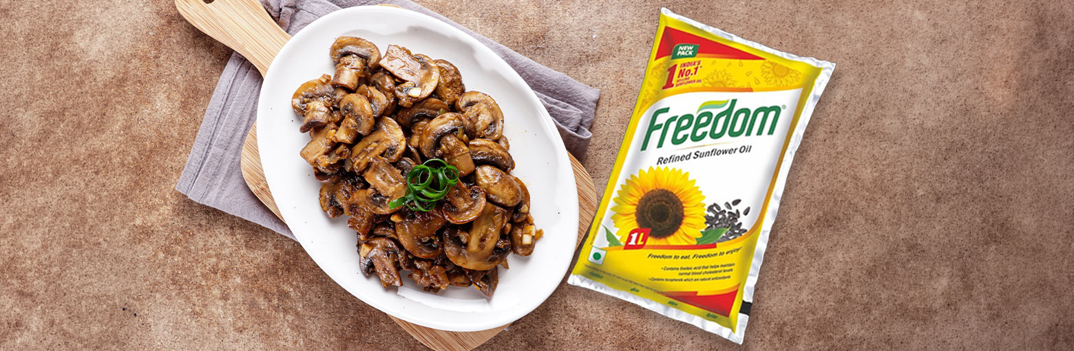 mushroom pepper fry