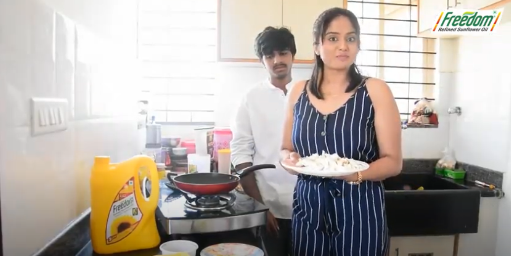 mushroom pepper fry by kavya