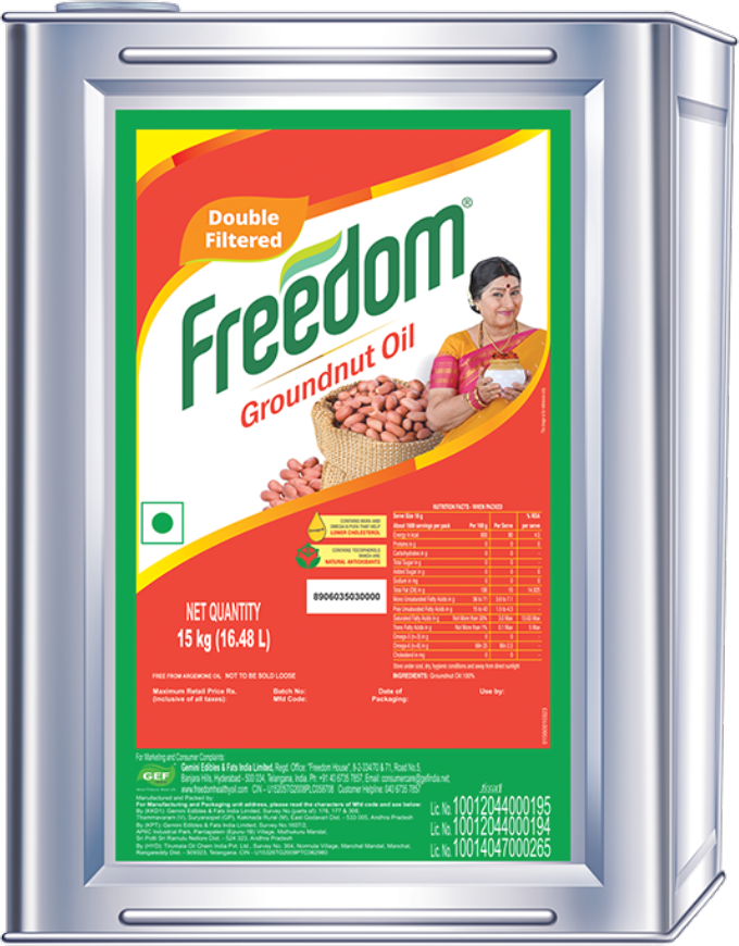Groundnut Oil 15Ltr Tin